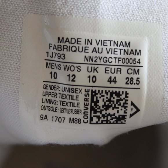 Converse Chuck Taylor All Star High Top, Grey Gray - Picture 12 of 12